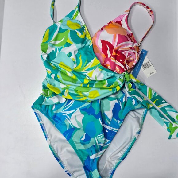 Bleu by Rod Beattie Surplice Tied One-Piece Swimsuit - Picture 5 of 8